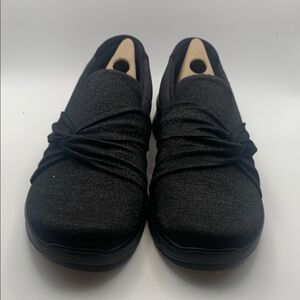 BZEES Stylish Black Slip-On Shoes
